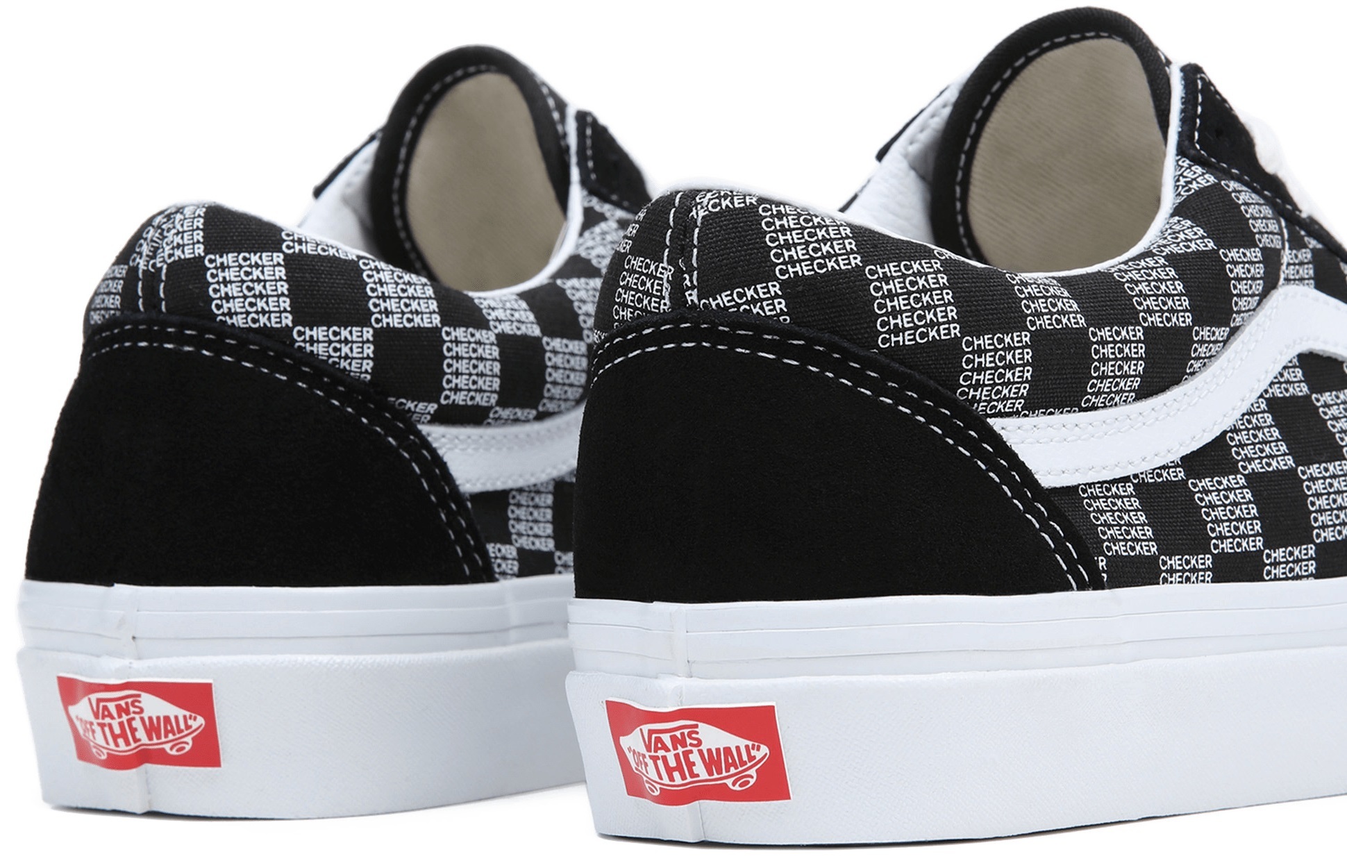 Кеды Vans Old Skool Check VN0A54F3BLK1 44 (10,5 US) белые/черные фото 4