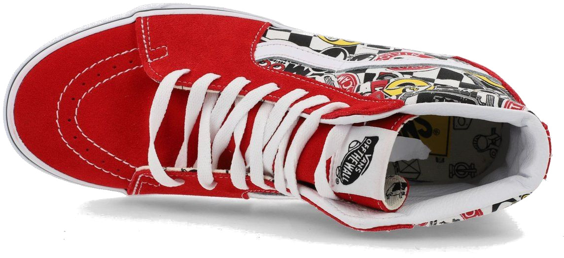 Кеды высокие Vans Sk8-Hi VN0A5JMJFON1 44 (10,5 US) красные фото 3