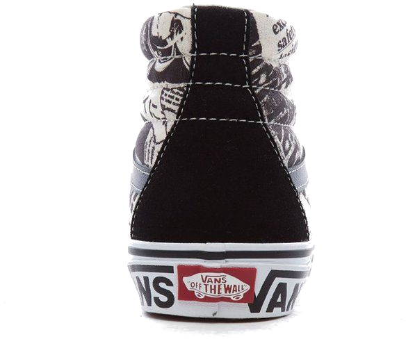 Кеди високі Vans Sk8-Hi VN0A7Q5NBA21 36 (4,5 US) білі/чорніфото3