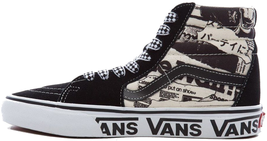 Кеди високі Vans Sk8-Hi VN0A7Q5NBA21 36 (4,5 US) білі/чорніфото2