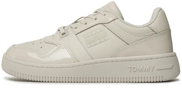 Кеды женские Tommy Jeans Tjw Retro Basket Glossy EN0EN02206-AEV 36 бежевые фото 2