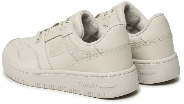 Кеды женские Tommy Jeans Tjw Retro Basket Glossy EN0EN02206-AEV 36 бежевые фото 4