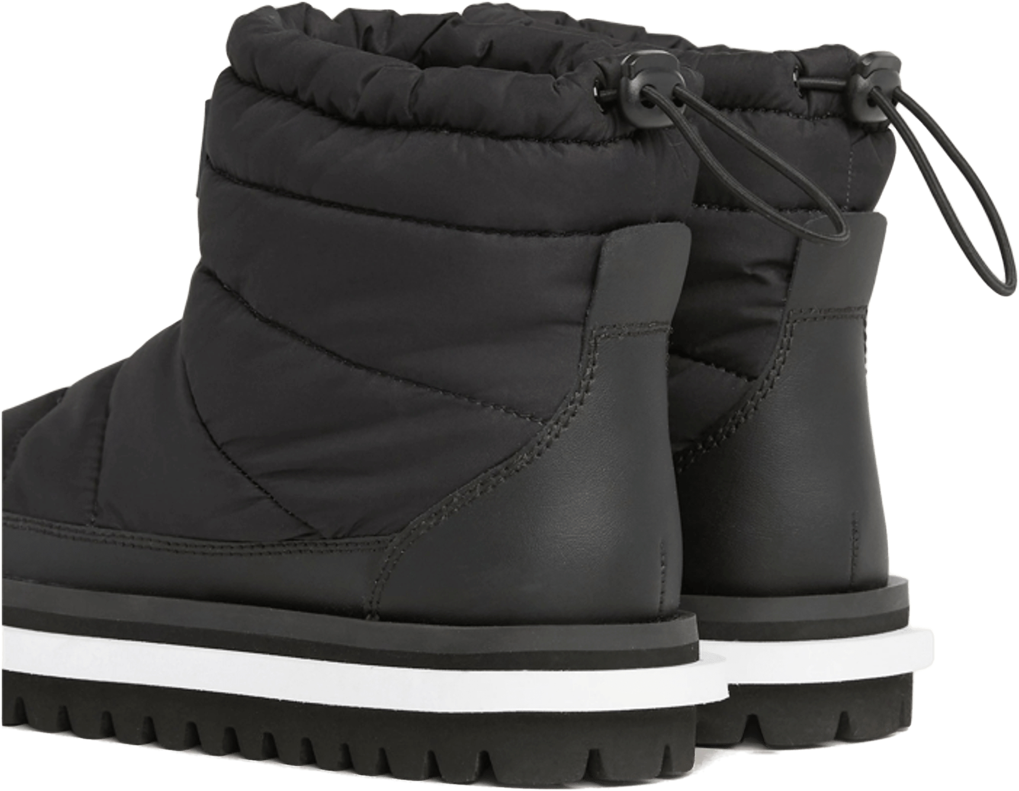 Сапоги женские Tommy Jeans Tjw Padded Flat Boot EN0EN02292-BDS 36 черный фото 4