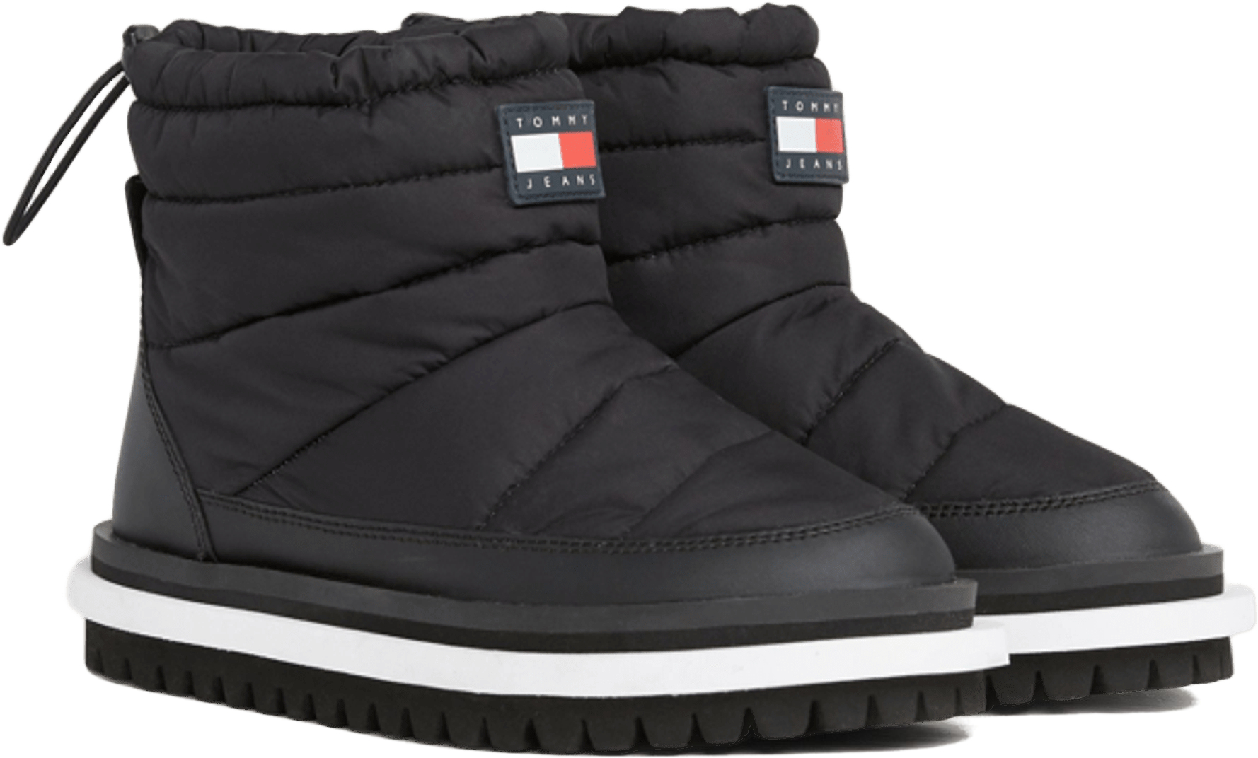 Сапоги женские Tommy Jeans Tjw Padded Flat Boot EN0EN02292-BDS 36 черный фото 3