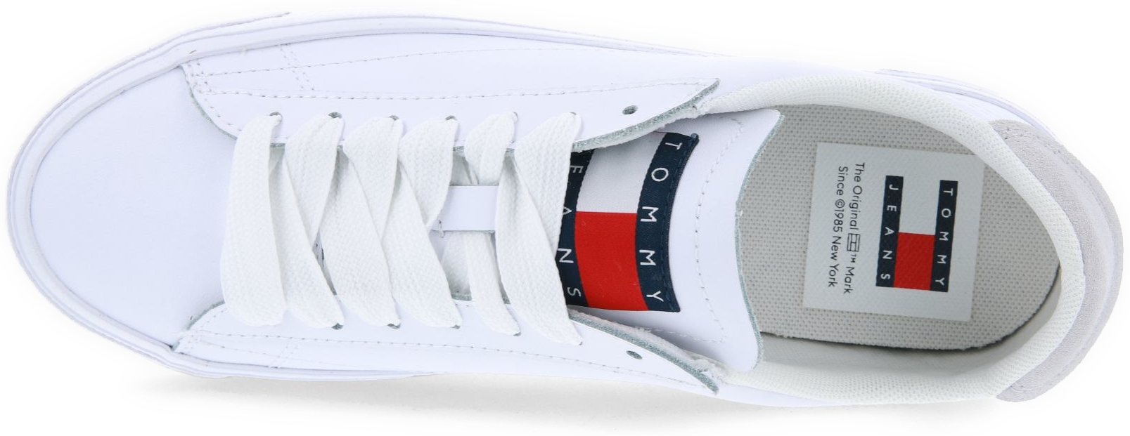 Кеды женские Tommy Jeans Vulcanized Ess EN0EN02509-YBS 36 белые фото 3