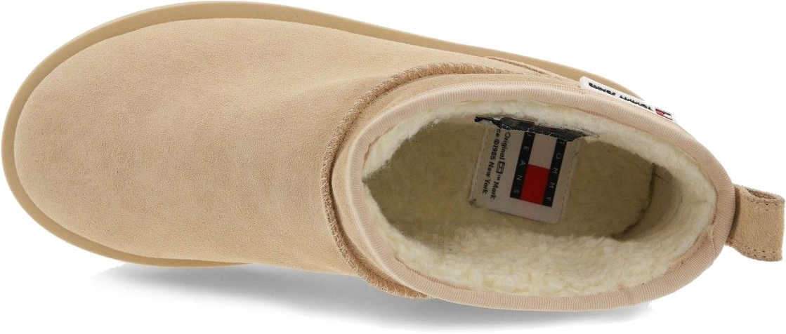 Угги женские Tommy Jeans Tjw Suede Flatform Boot Wl EN0EN02599-AB9 37 бежевые фото 4