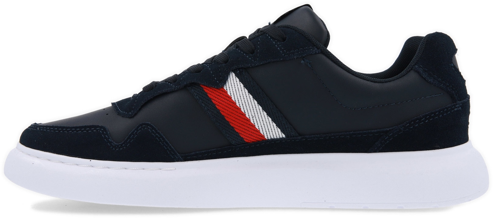 Кеды мужские Tommy Hilfiger Lightweight Leather Mix Cup FM0FM04427-DW5 42 темно-синие фото 2