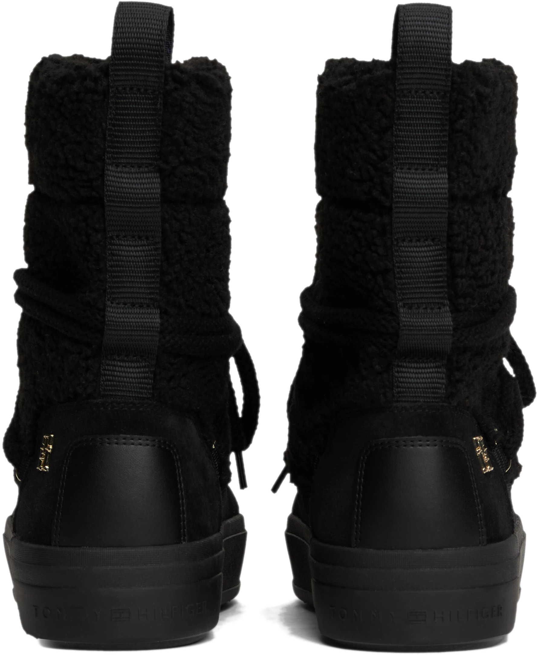 Чоботи жіночі Tommy Hilfiger Lace-Up Faux Shearling Snowboot FW0FW08252-BDS 37 чорніфото5