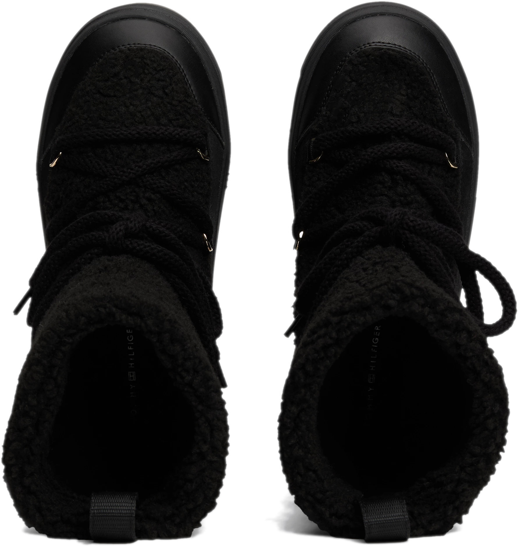 Чоботи жіночі Tommy Hilfiger Lace-Up Faux Shearling Snowboot FW0FW08252-BDS 37 чорніфото4