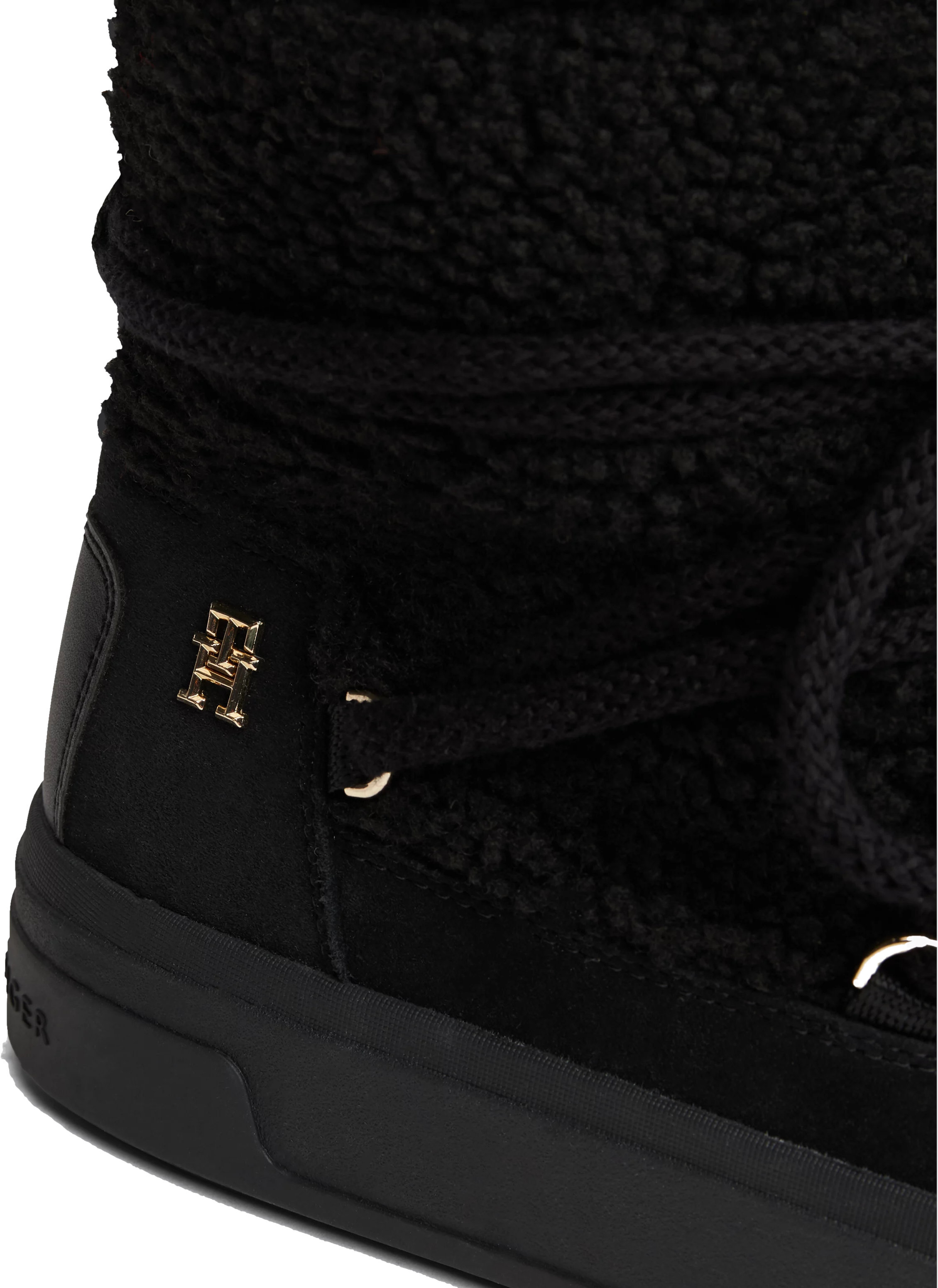 Чоботи жіночі Tommy Hilfiger Lace-Up Faux Shearling Snowboot FW0FW08252-BDS 37 чорніфото7