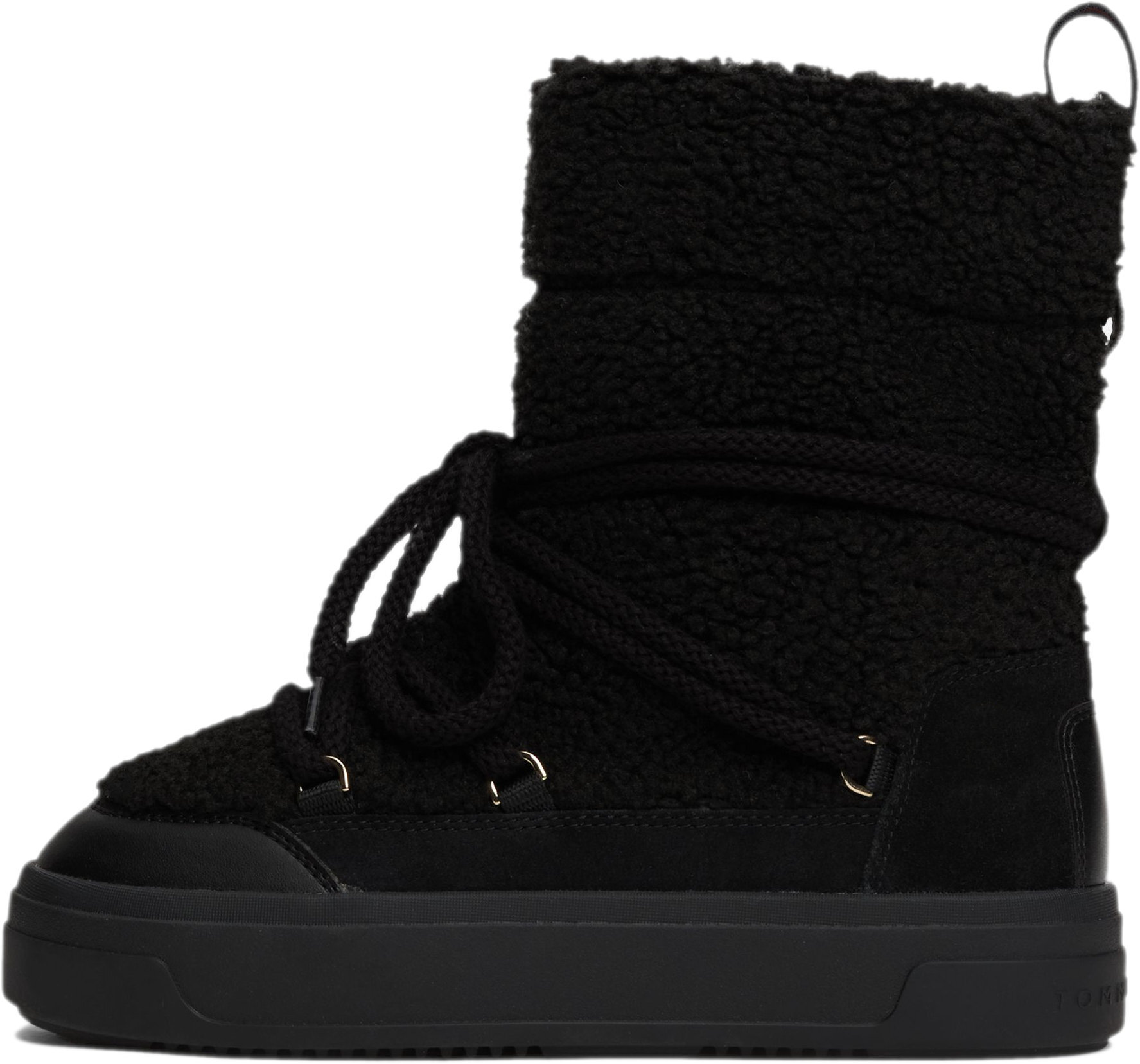 Чоботи жіночі Tommy Hilfiger Lace-Up Faux Shearling Snowboot FW0FW08252-BDS 37 чорніфото2