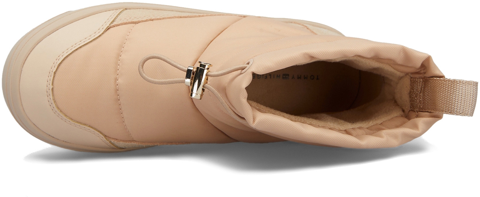 Чоботи жіночі Tommy Hilfiger Flag Nylon Mini Snowboot FW0FW08334-TRY 36 бежевіфото4