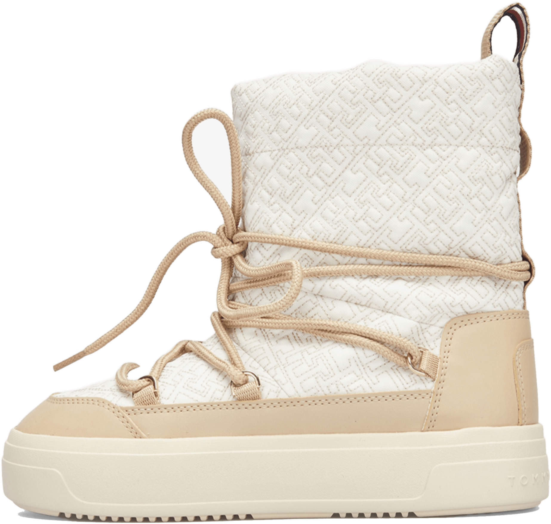 Сапоги женские Tommy Hilfiger Lace-Up Monogram Snowboot FW0FW08430-AEG 37 белые фото 2