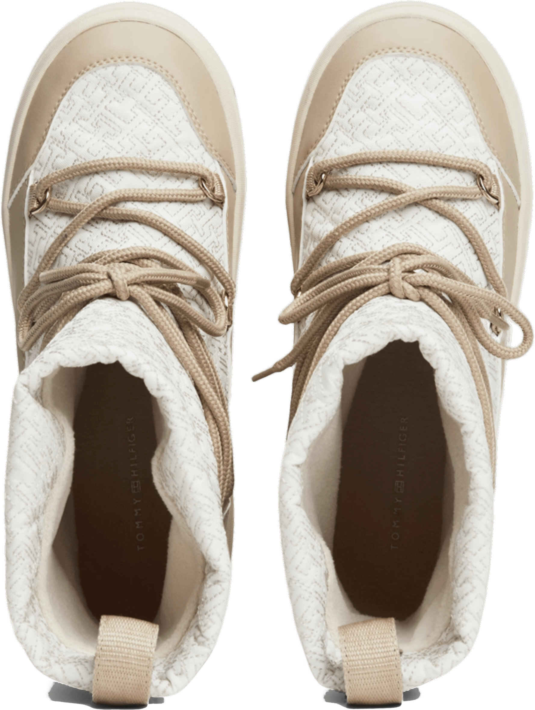 Сапоги женские Tommy Hilfiger Lace-Up Monogram Snowboot FW0FW08430-AEG 37 белые фото 4