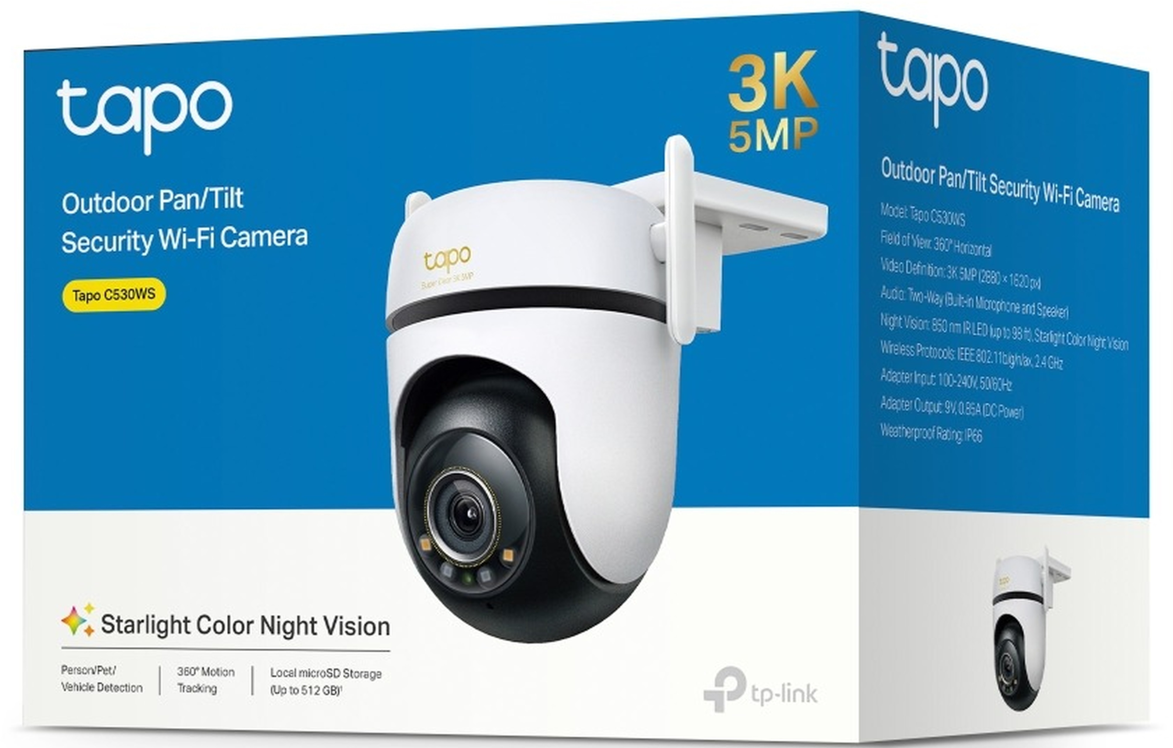 IP-Камера TP-LINK Tapo C530WS 3K N300 (TAPO-C530WS) фото 15