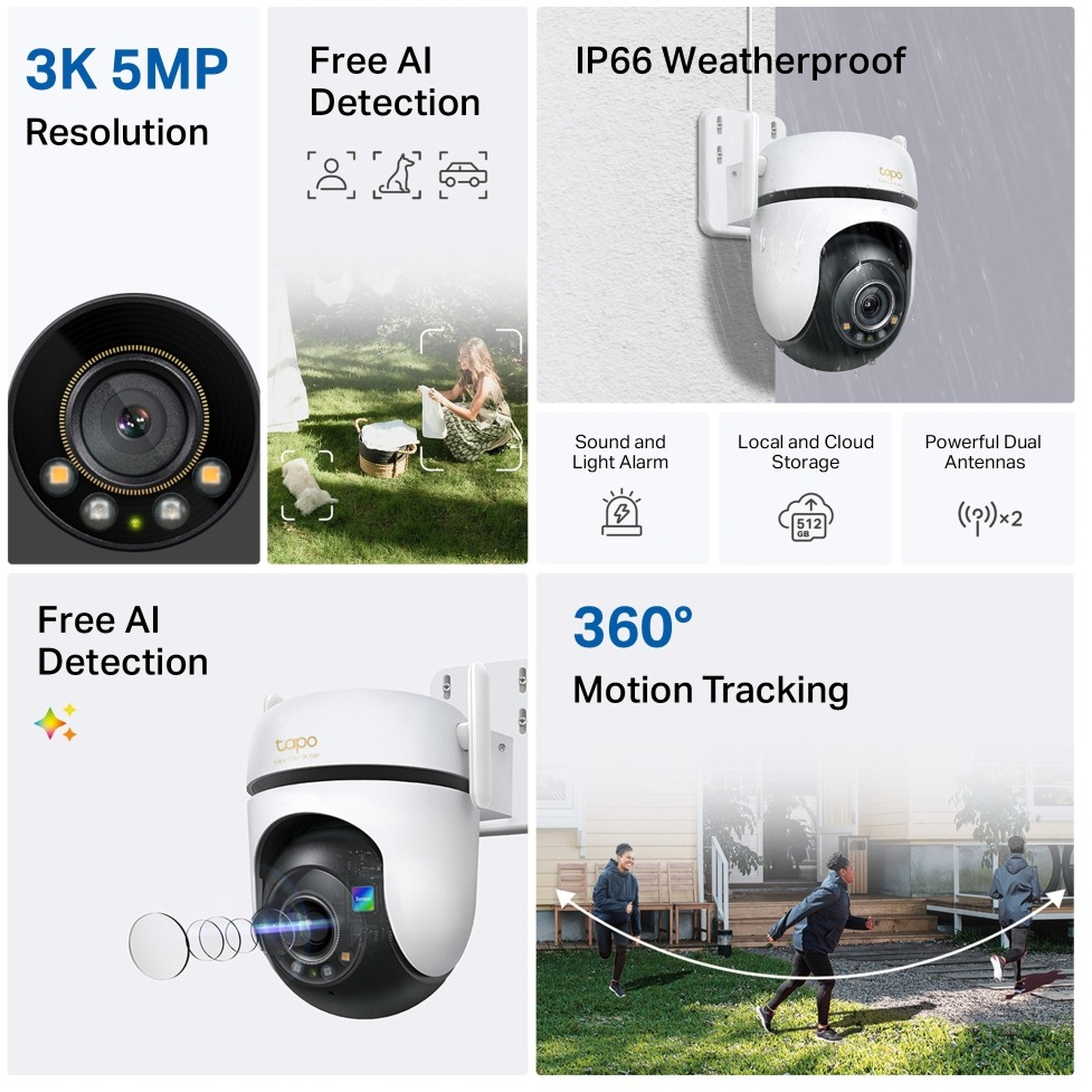 IP-Камера TP-LINK Tapo C530WS 3K N300 (TAPO-C530WS) фото 5