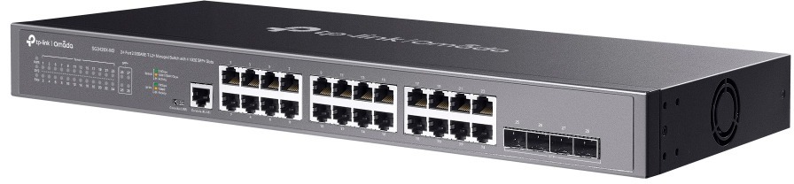 Коммутатор TP-LINK SG3428X-M2 24x2.5GE, 4xSFP+, Управляемый L2 (SG3428X-M2) фото 3