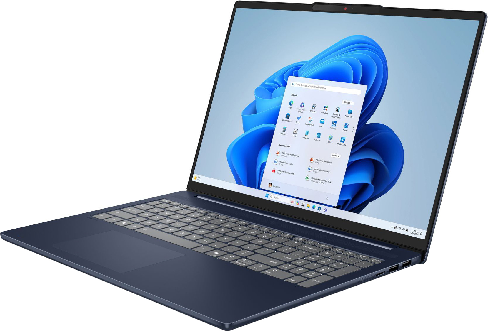 Ноутбук LENOVO IdeaPad Slim 5 16IRH10R Cosmic Blue (83J1006PRA)фото3