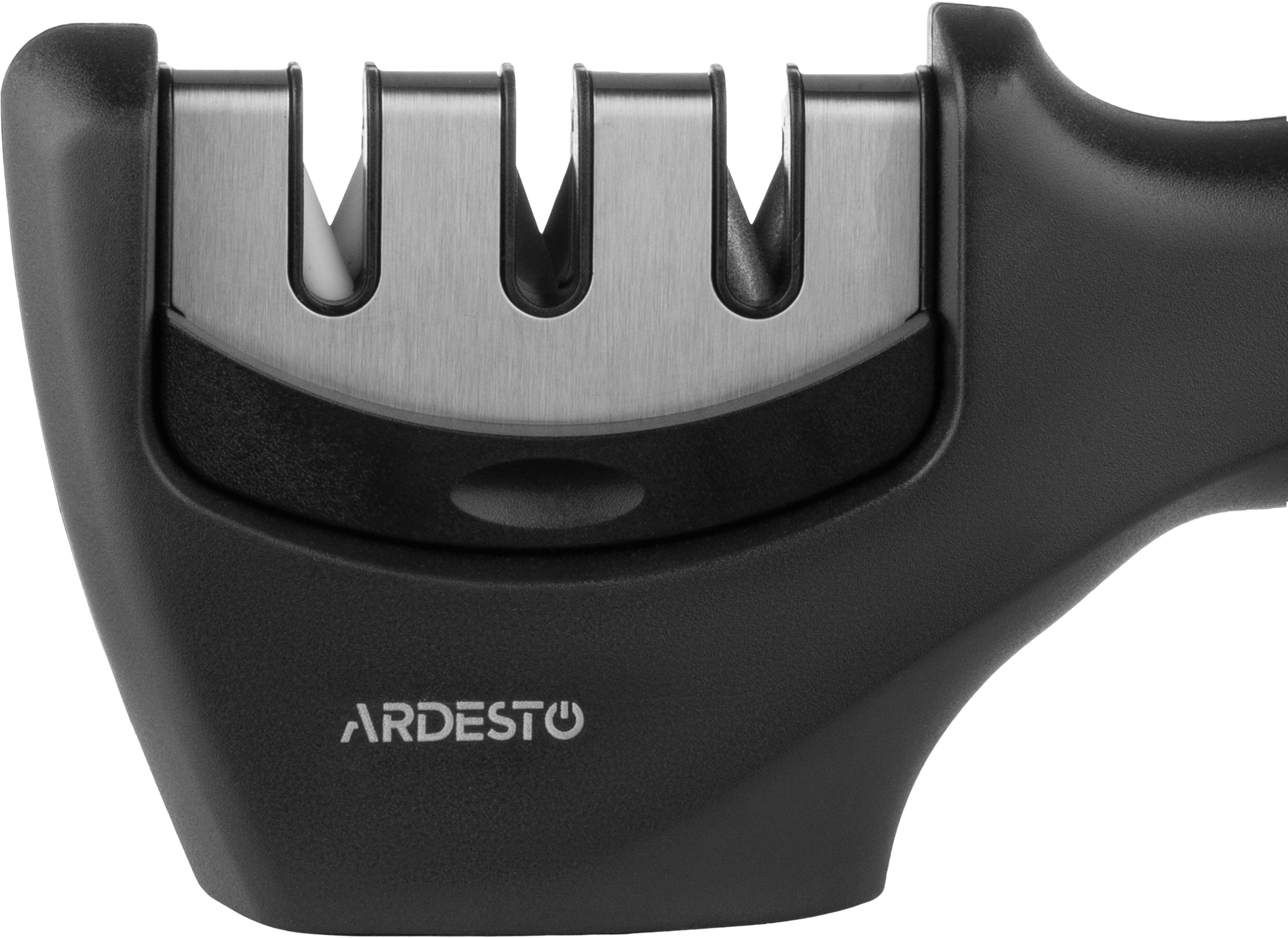Точилка для ножів ARDESTO Gemini, 20.5x5.5x7.5см, вольфрамовий сплав, пластик, чорний (AR1920BS)фото3