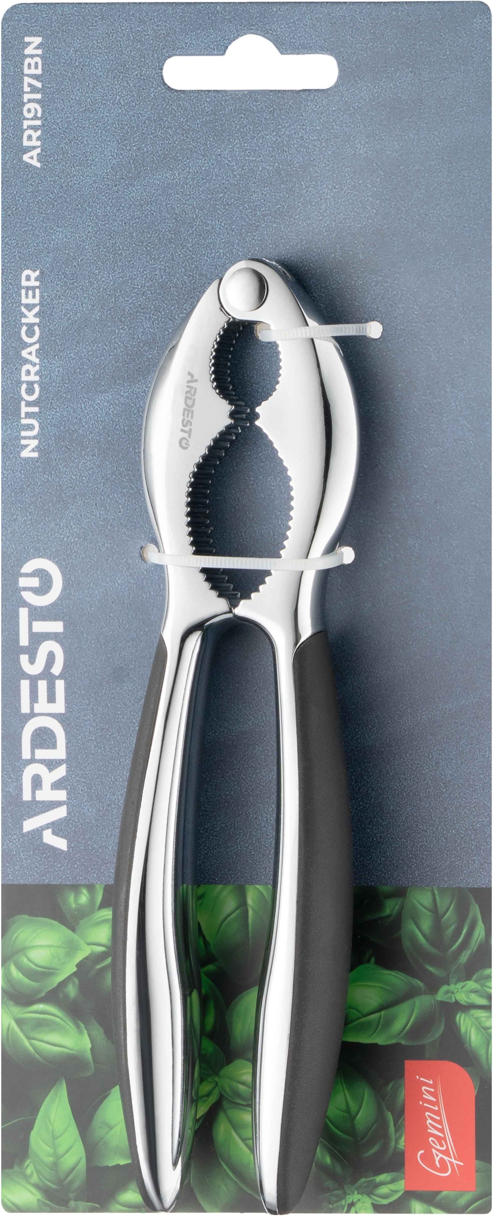 Горіхокол ARDESTO Gemini, 17см, цинковий сплав, пластик, чорний (AR1917BN)фото