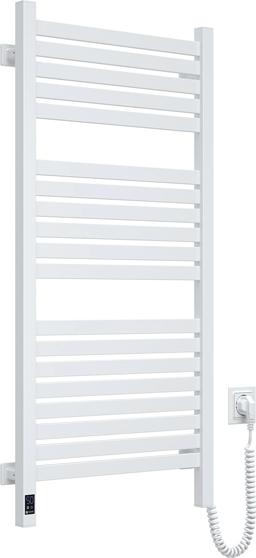 Полотенцесушитель Navin электрический Авангард Х, 1000х480х71мм, Wi-Fi, сталь, белый (12-172055-4810) фото 4