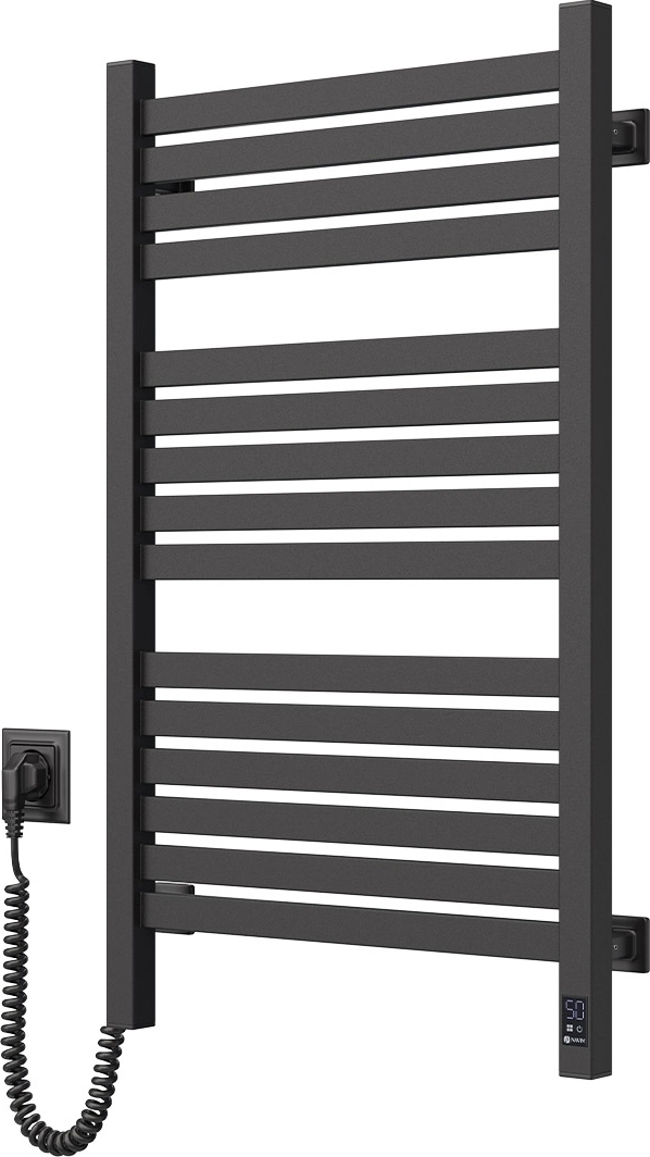 Полотенцесушитель Navin электрический Авангард Х, 800х480х71мм, Wi-Fi, сталь, черный муар (12-272155-4880) фото 3