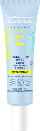 Гідро-крем Bielenda C Marine Care глибоко зволожуючий та захисний SPF50 40 млфото2