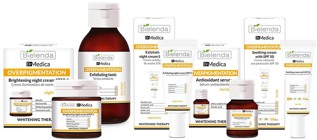 Крем нічний Bielenda Dr Medica Overpigmentation відлущуючий КРОК 1, 30 млфото3