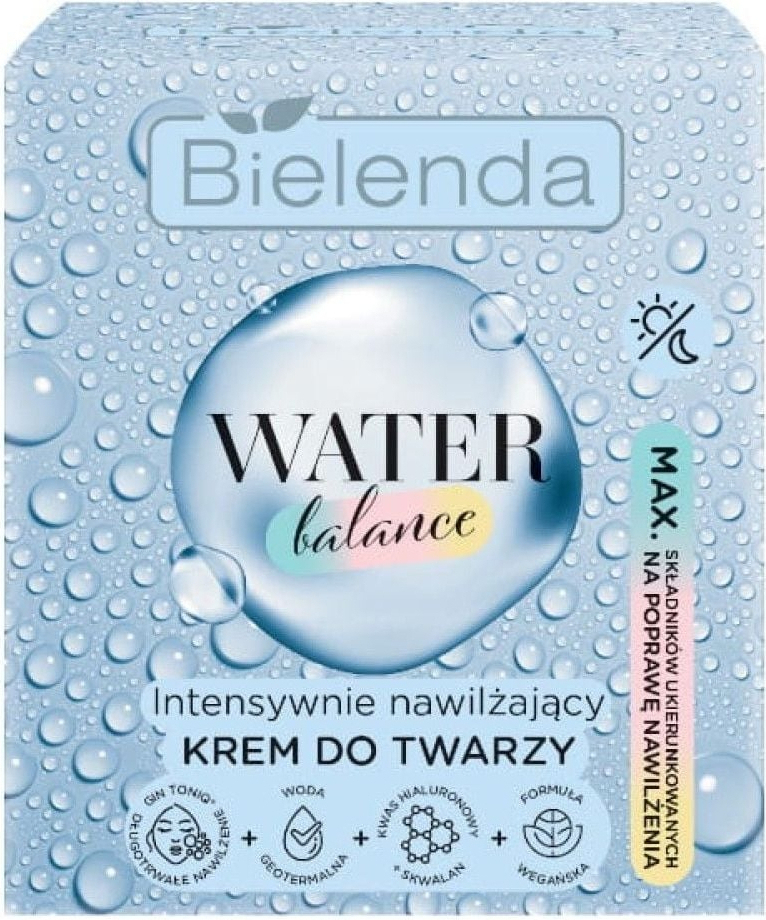 Крем для обличчя Bielenda Water Balance інтенсивно зволожуючий 50 млфото2