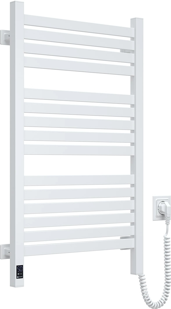 Полотенцесушитель Navin электрический Авангард Х, 800х480х71мм, Wi-Fi, сталь, белый (12-172055-4880) фото 3