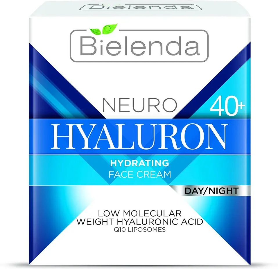 Крем-концентрат против морщин Bielenda Neuro Hialuron 40+ увлажняющий день/ночь 50 мл фото 