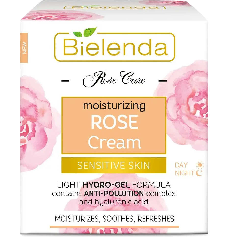 Розовый крем для лица Bielenda Rose Care увлажняющий и успокаивающий 50 мл фото 2
