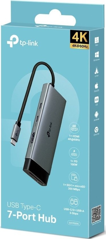 USB-Хаб TP-LINK UH7020C USB-C 7 портов (UH7020C) фото 4
