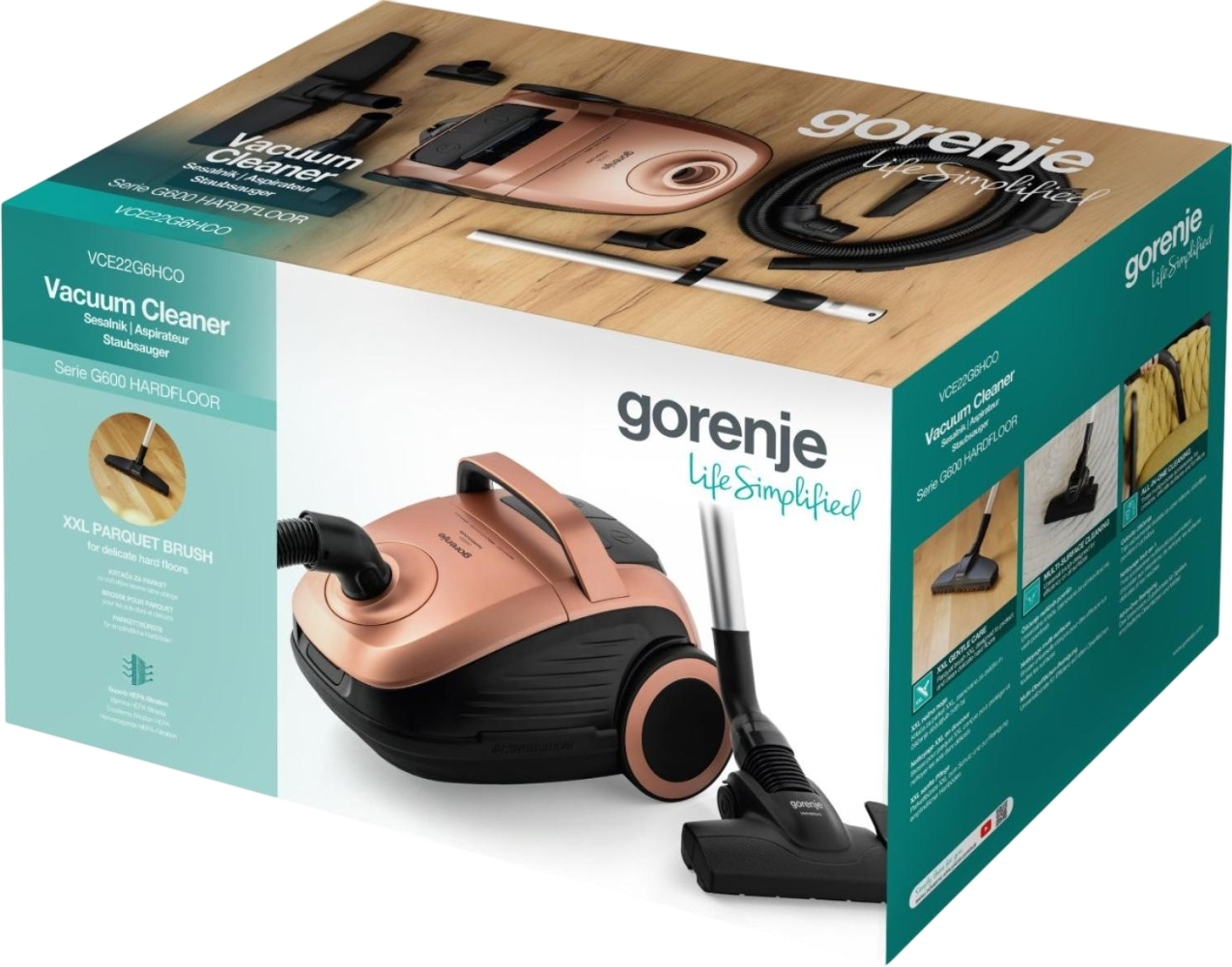 Пылесос Gorenje VCE22G6HCO фото
