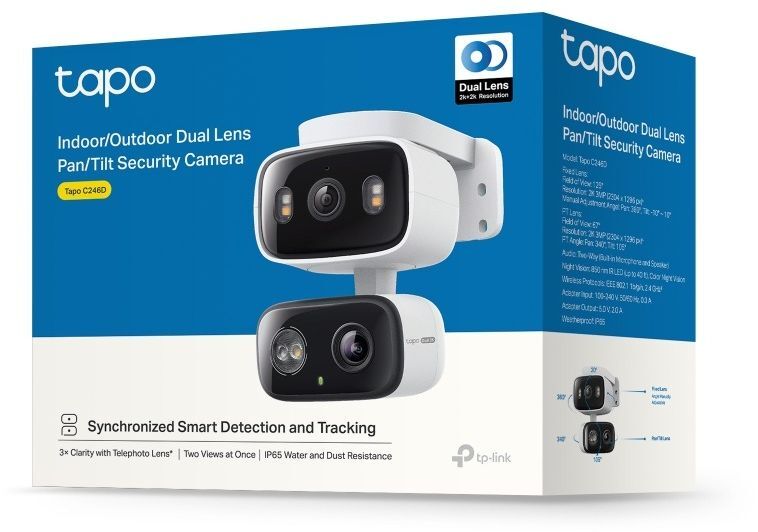 IP-Камера TP-LINK Tapo C246D 3MP N300 microSD motion detection (TAPO-C246D) фото 4
