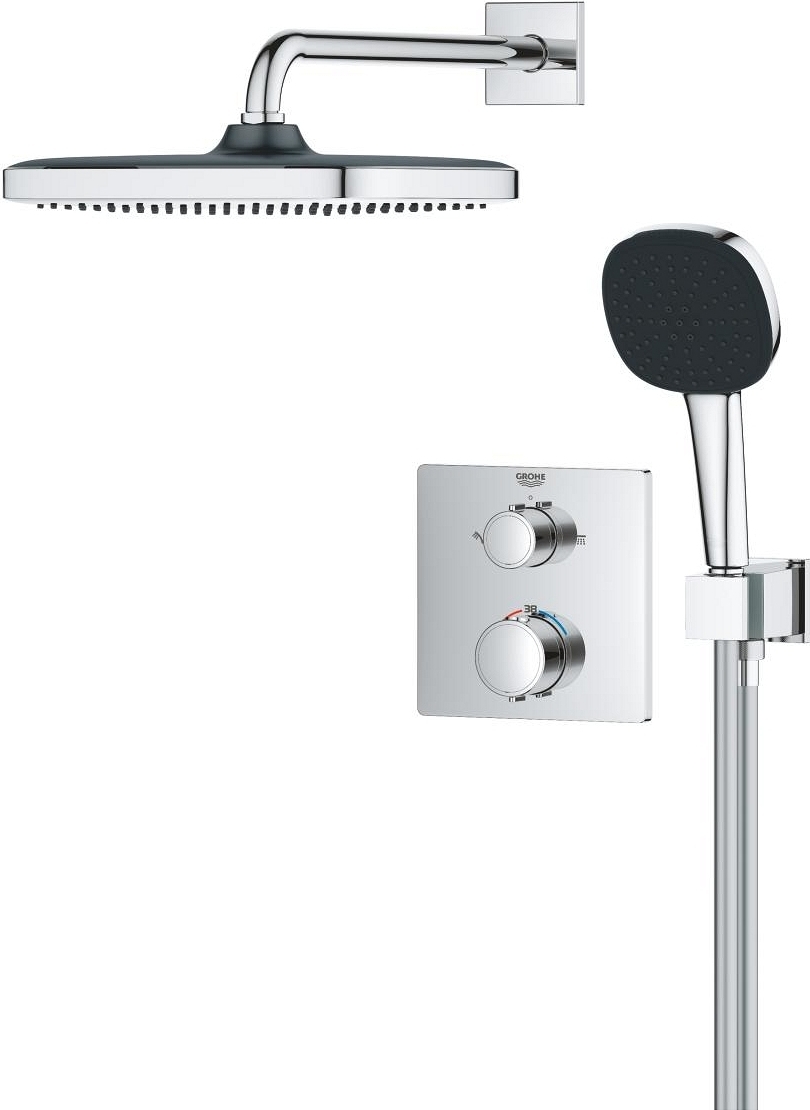 Душевая система Grohe QuickFix Precision из Vitalio Comfort 250, хром (34882000) фото 3