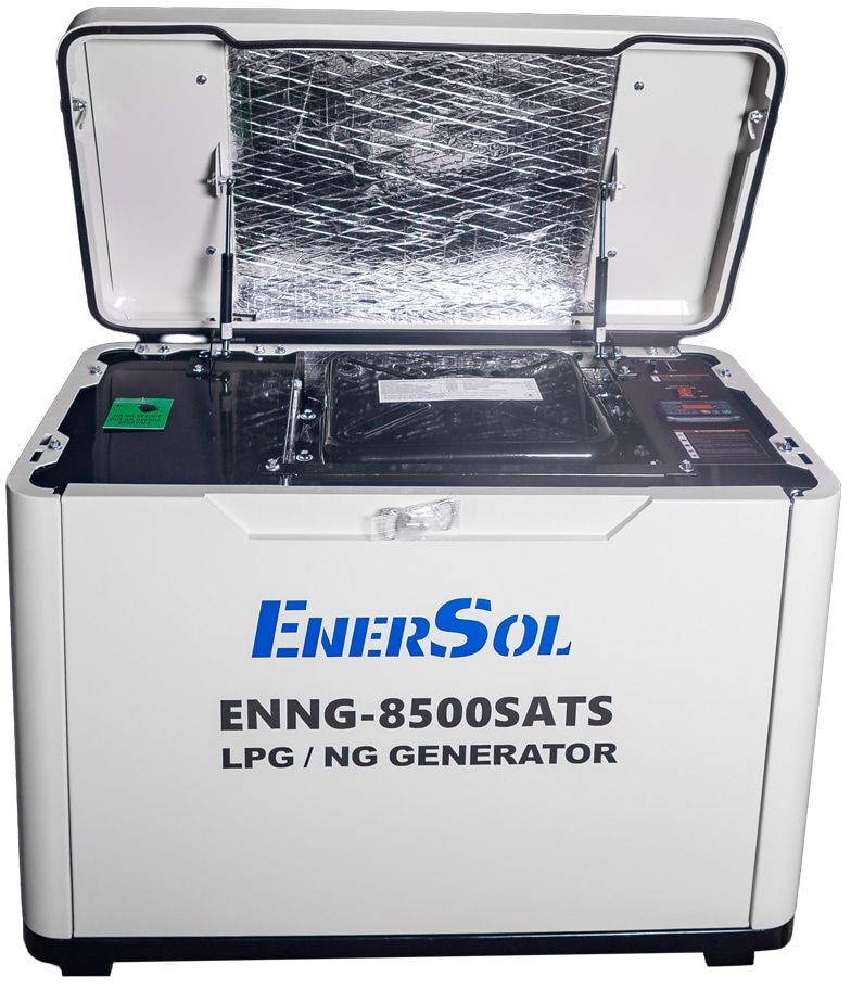 Генератор газовый EnerSol ENNG-8500TATS, 400В, 8.0кВт, 3Фазы (ENNG-8500TATS) фото 2