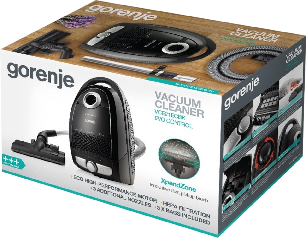 Пылесос Gorenje VCE21ECBK фото 11