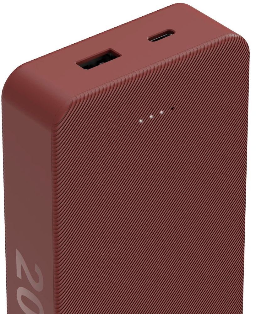 Портативное зарядное устройство Hama 20000 mAh USB-C, USB-A, Red (00201717) фото 4