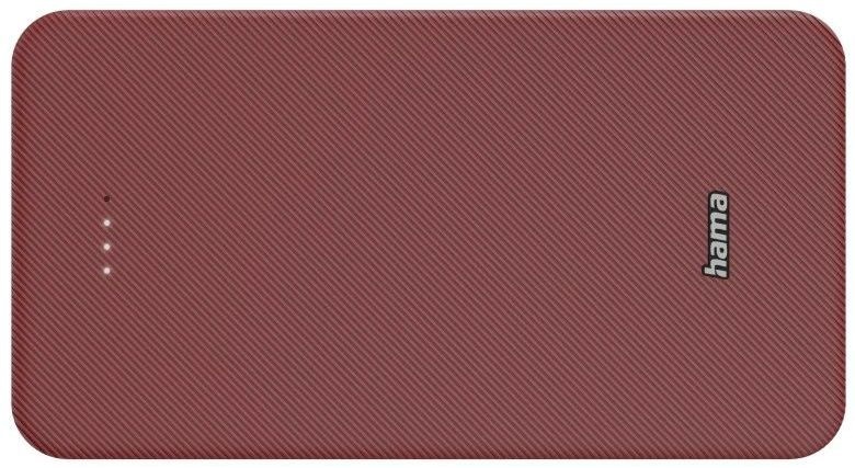 Портативное зарядное устройство Hama 20000 mAh USB-C, USB-A, Red (00201717) фото 2