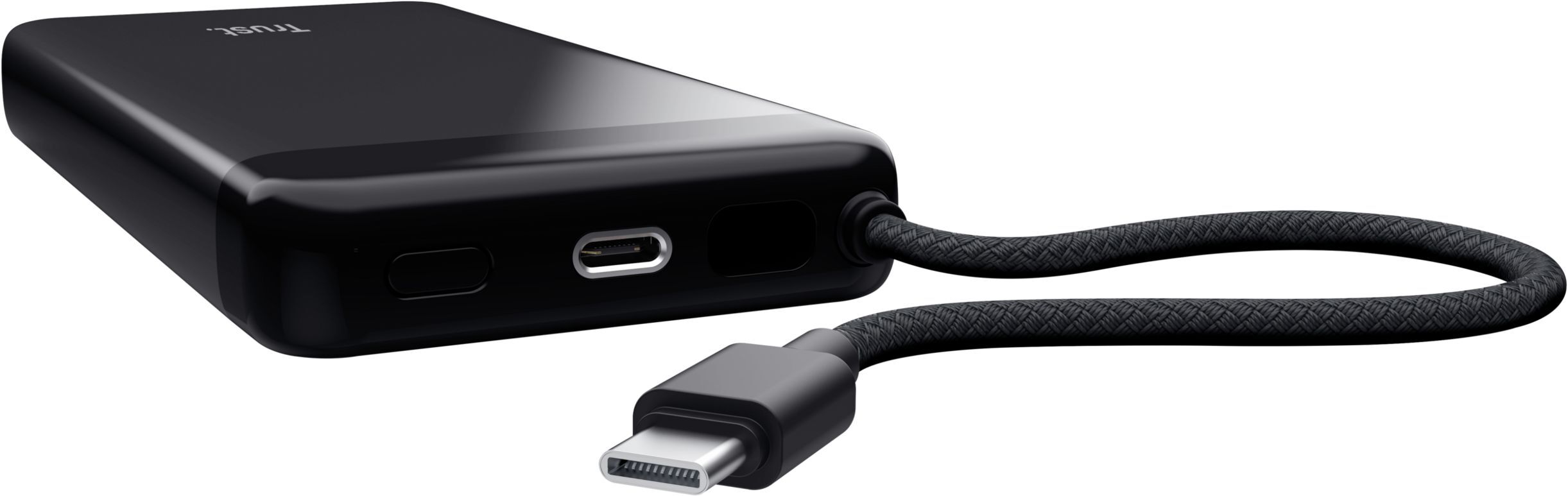 Портативное зарядное устройство Trust Fiera, 20000 mAh 2хUSB-C, 20W, PD/QC 3.0 Black (25881_TRUST) фото 