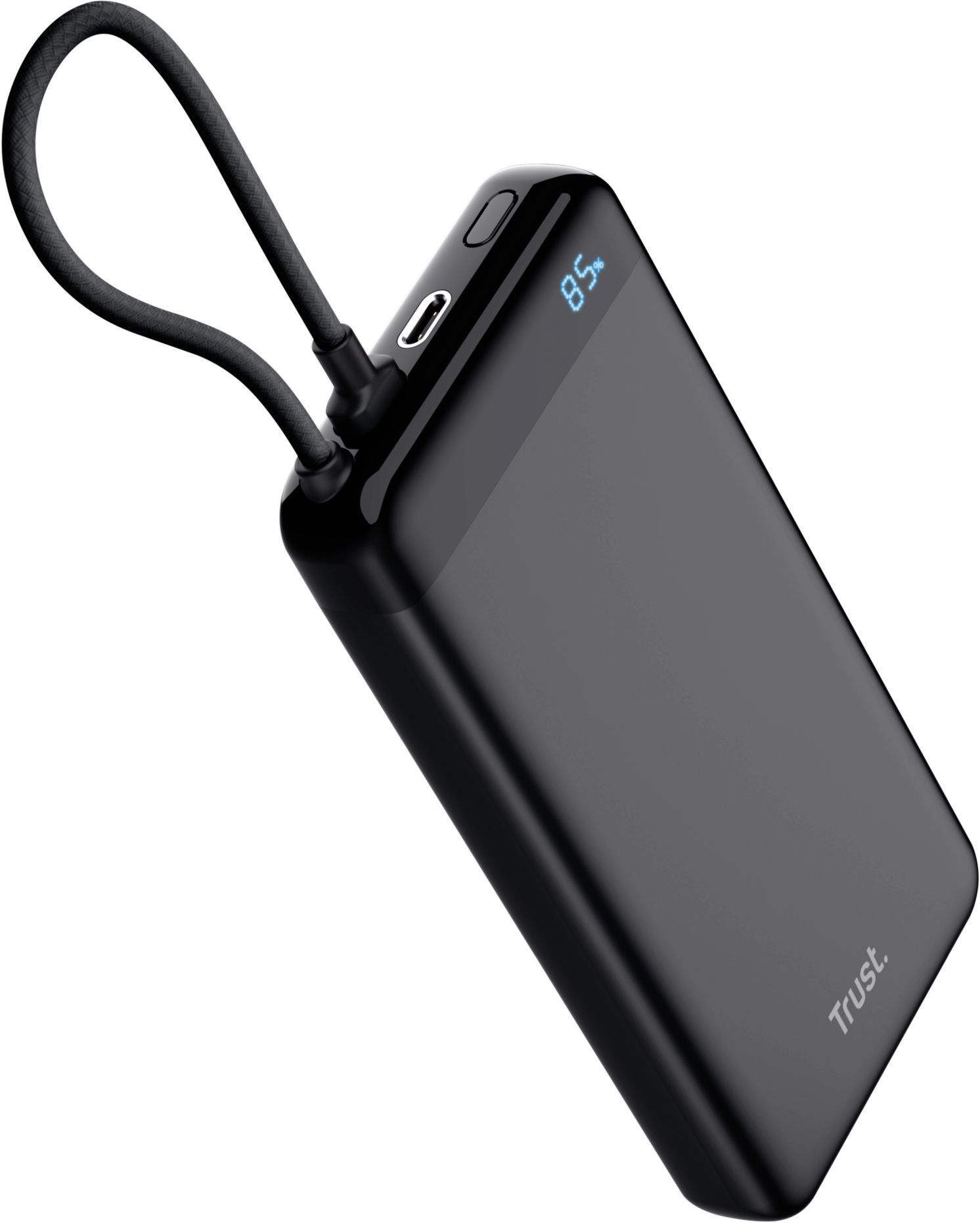 Портативное зарядное устройство Trust Fiera, 20000 mAh 2хUSB-C, 20W, PD/QC 3.0 Black (25881_TRUST) фото 