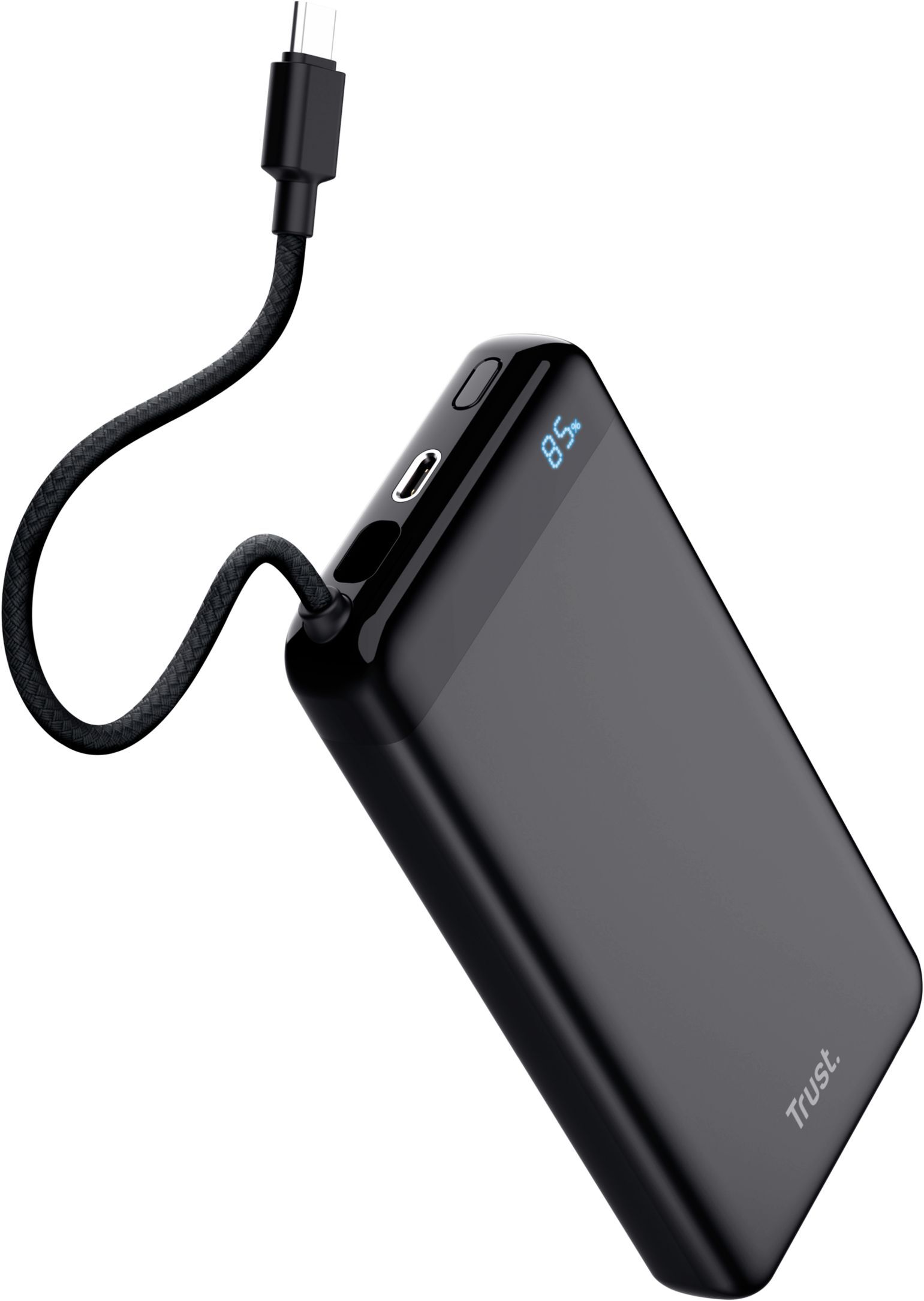 Портативное зарядное устройство Trust Fiera, 20000 mAh 2хUSB-C, 20W, PD/QC 3.0 Black (25881_TRUST) фото 