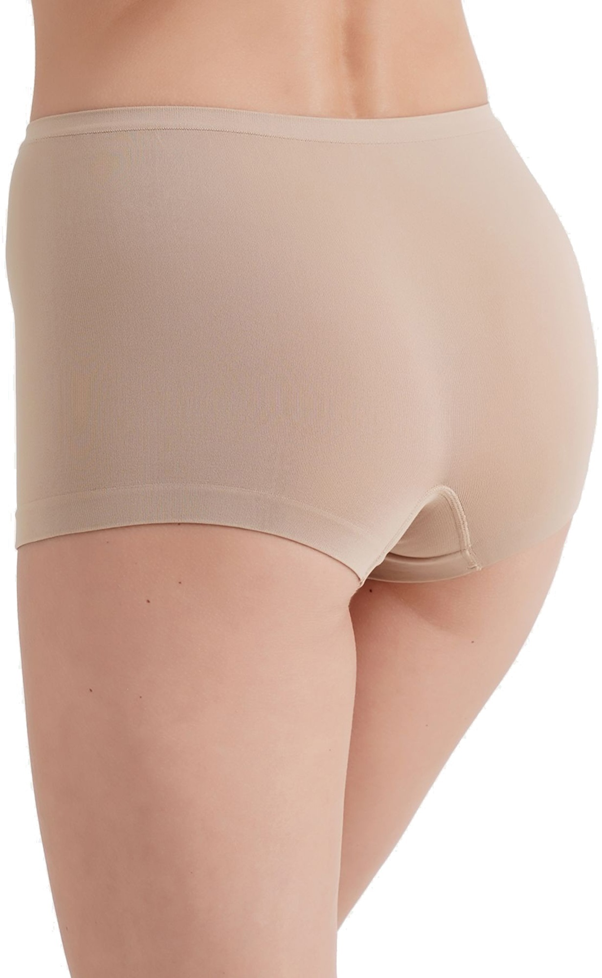 Труси-шортики безшовні жіночі Giulia Boxer Briefs L/XL бежевіфото2