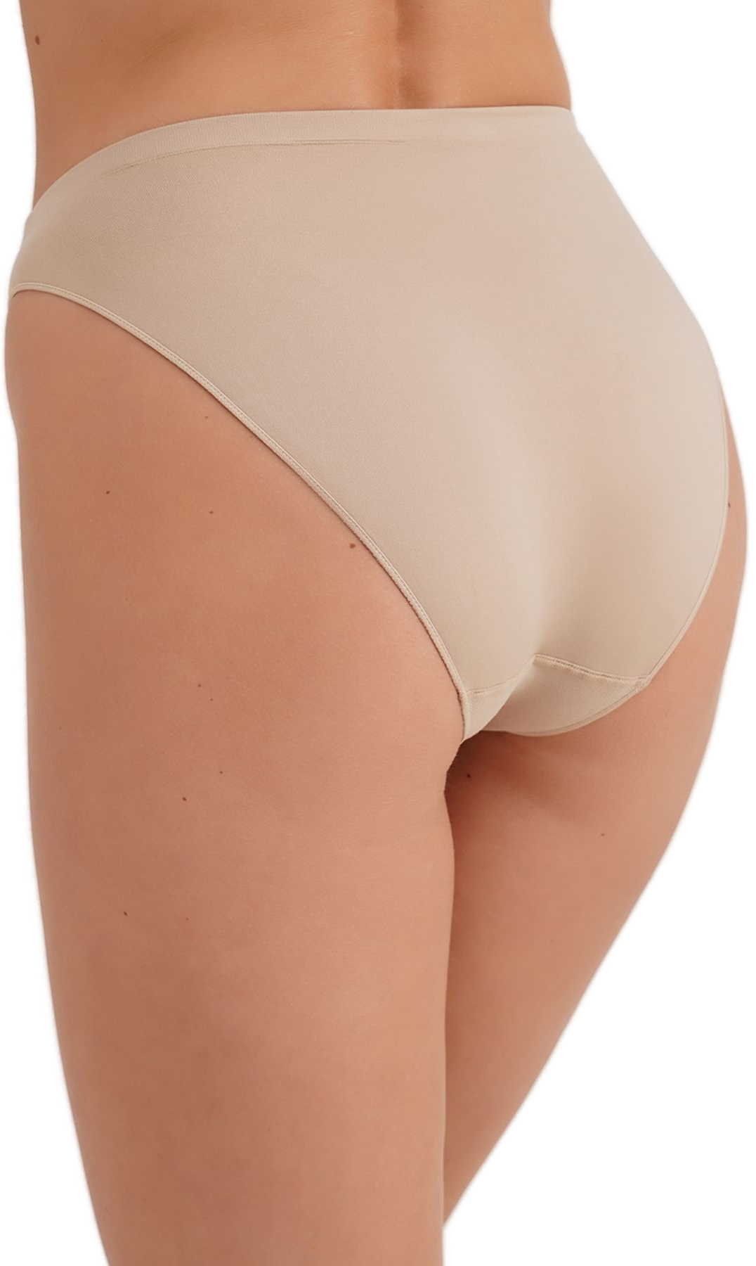 Труси-сліпи безшовні Giulia 6939 Hi-Leg Briefs L/XL бежевіфото2