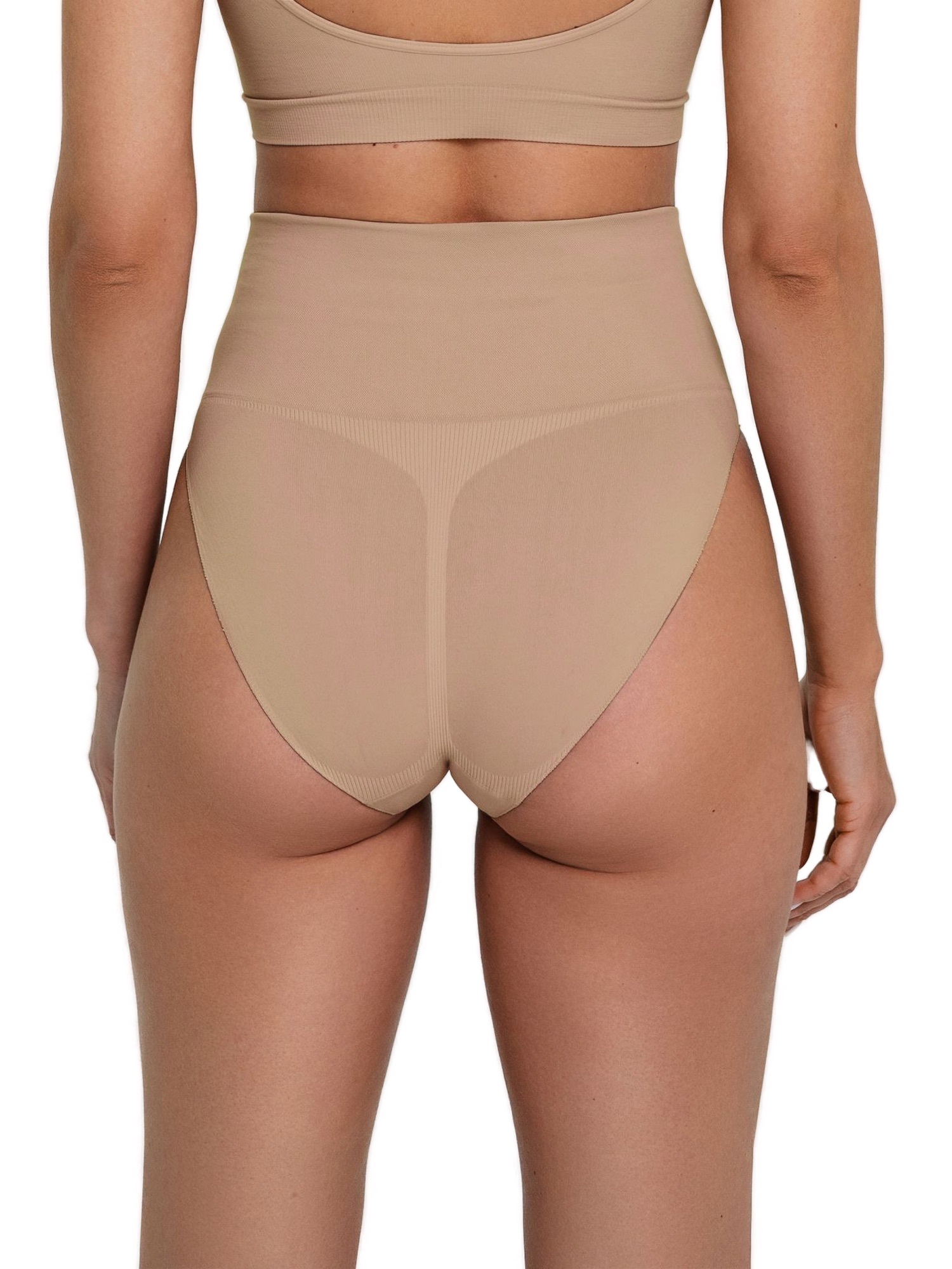 Трусы слипы Giulia 7546 Hi-Leg Shapewear S/M бежевые фото 2