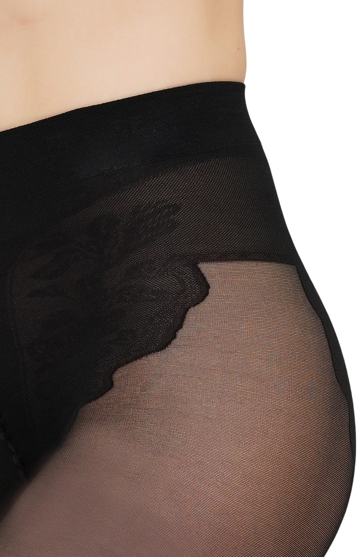 Колготки Giulia 57 Bikini 40 Den 2p черные фото 4