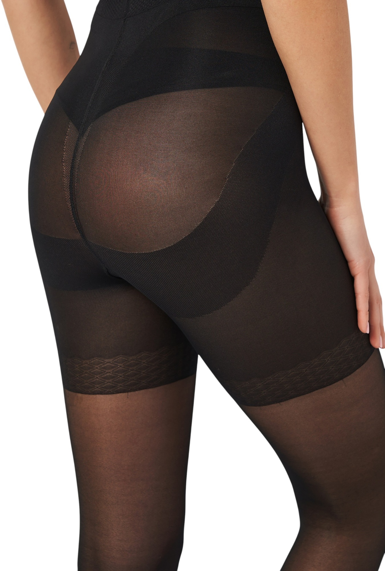 Колготки з моделюючим ефектом Giulia 125 Effect Up 40 Den 2p чорніфото5