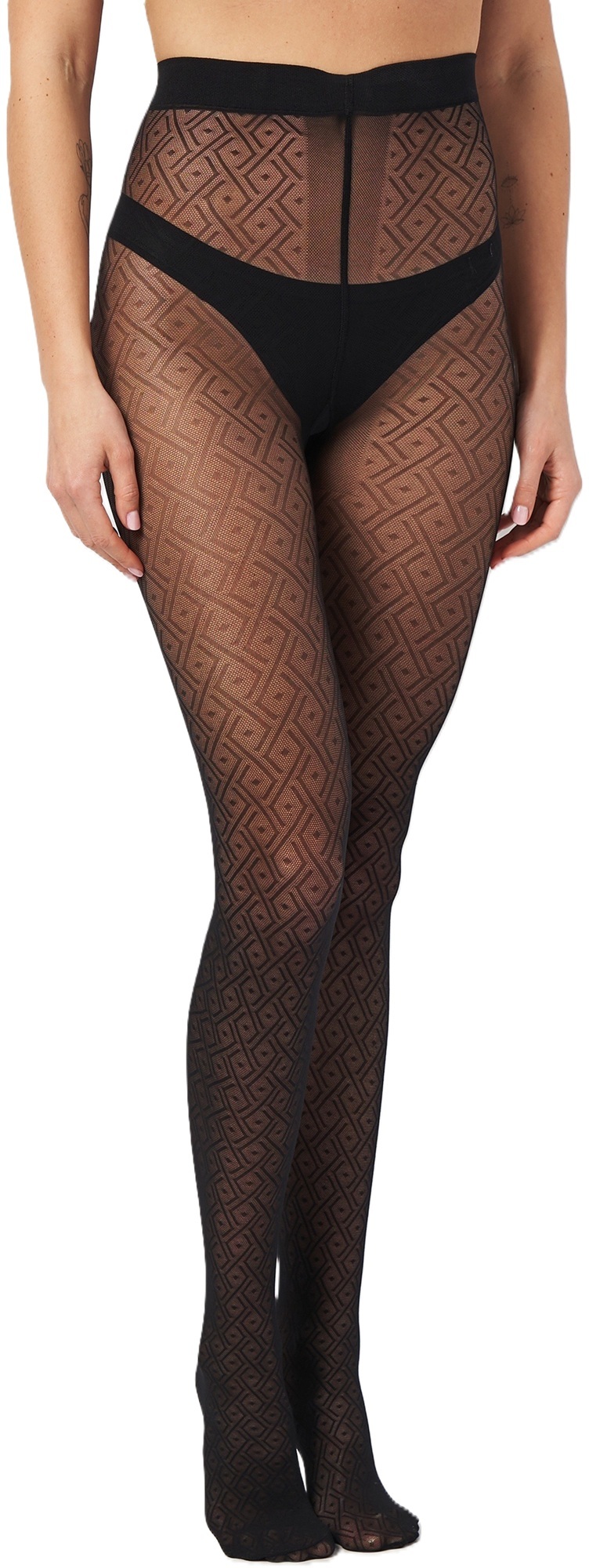 Колготки Giulia 7152 Mesh 40 Den 2p черные фото 2