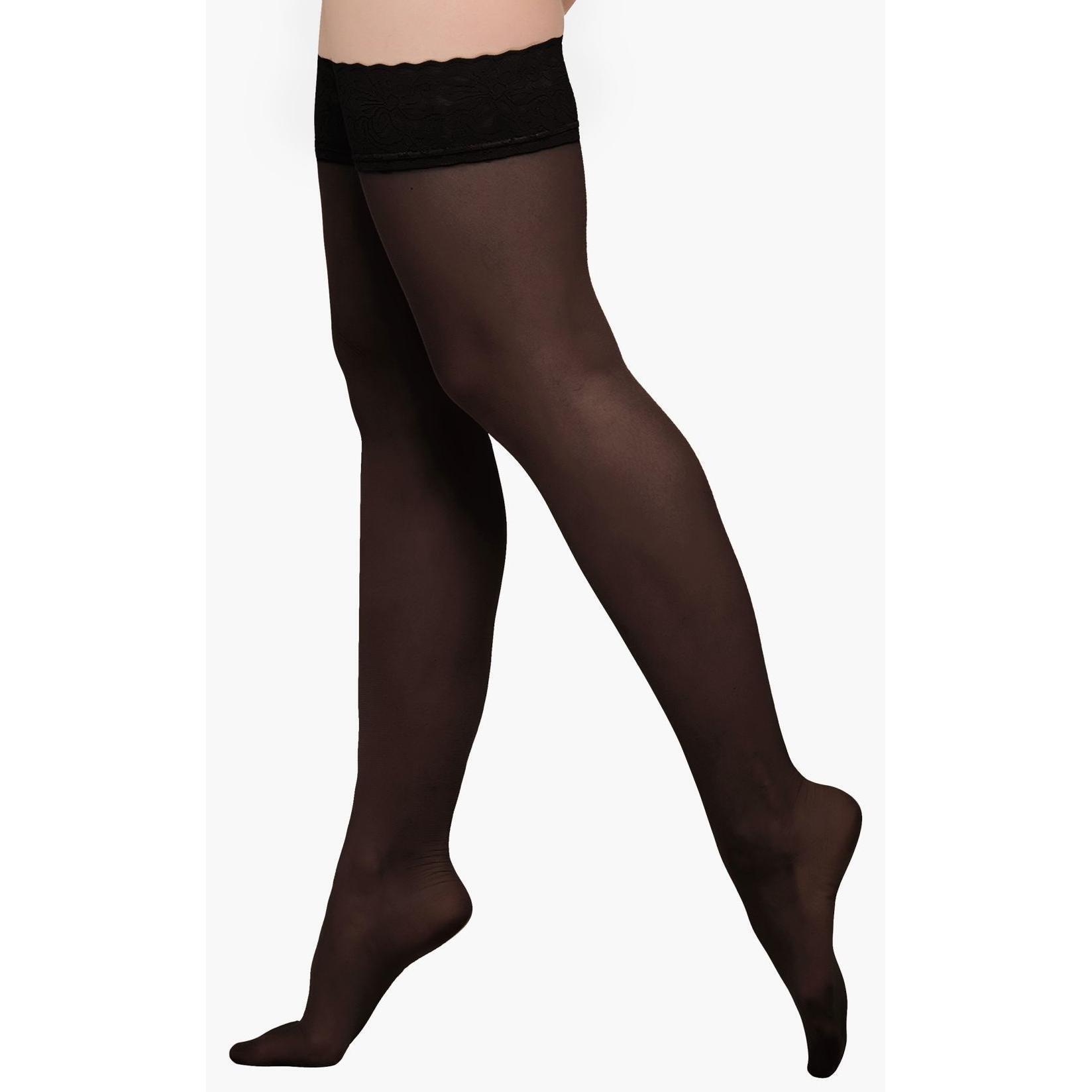 Чулки Giulia 6973 Positive Hold Ups 40 Den Calze 8p черные фото 3